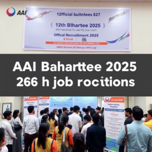Read more about the article AAI भरती २०२५: १२वी पास साठी २०६ पदांची संधी।(भारतीय विमानतळ प्राधिकरणाच्या २०६ जागांसाठी अर्ज करण्याची संपूर्ण माहिती